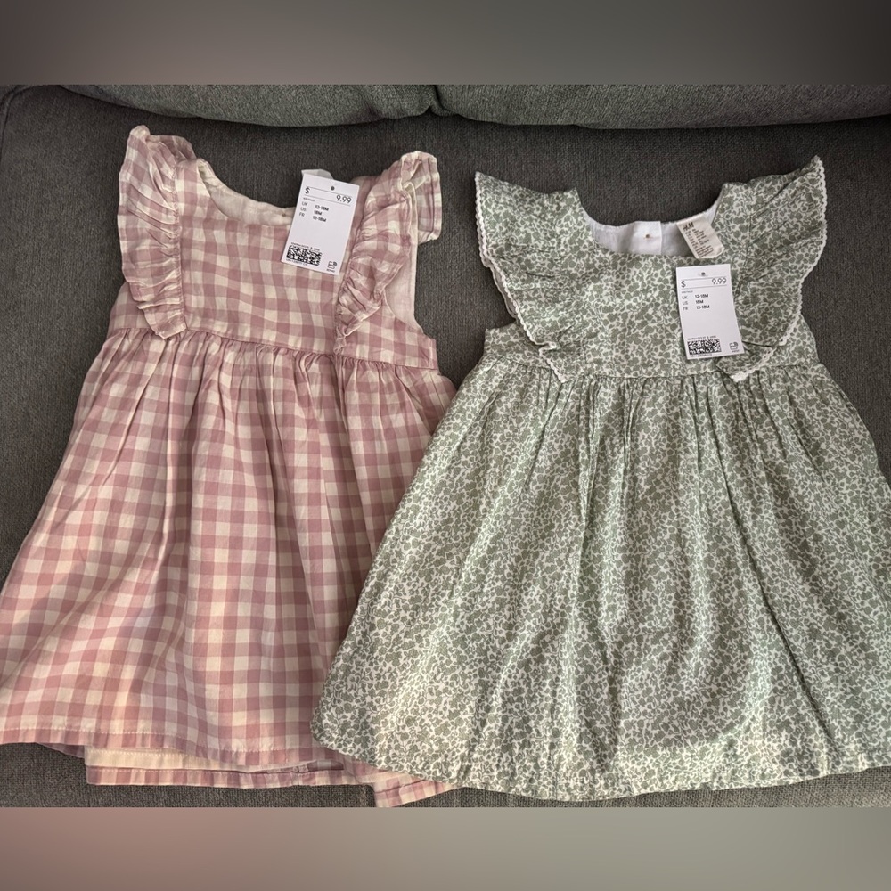 Two H&M toddler girl dresses